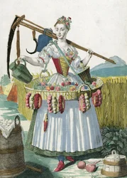 Une Paysanne, c.1735